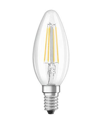 OSRAM HOMELIGHTING 4058075437142 LED-lamp Energielabel E (A - G) E14 Kaars 4 W = 40 W Neutraalwit (Ø x l) 35 mm x 100 mm 1 stuk(s)