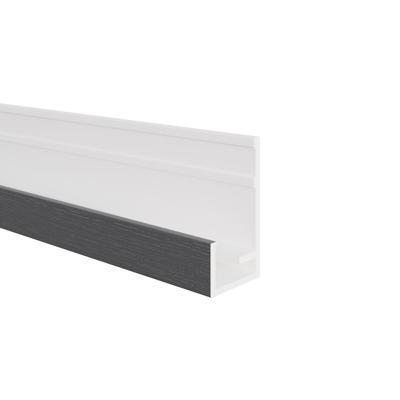 Startprofiel verticale bekleding Zwartgrijs - VinyPlus