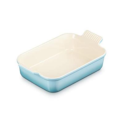 LE CREUSET - Aardewerk - Ovenschaal 26cm 2,4l Caribbean Blue LE CREUSET - Aardewerk - Ovenschaal 26cm 2,4l Caribbean Blue
