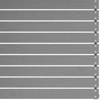 Tuinbank 2-zits met kussens massief grenenhout grijs - thumbnail