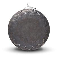 Windgong Zwarte Lotus - 55cm - thumbnail