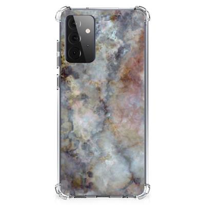 Samsung Galaxy A72 4G/5G Anti-Shock Hoesje Marmer Grijs Samsung Galaxy A72 4G/5G Anti-Shock Hoesje Marmer Grijs