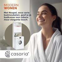 Wasmachinekast Neapel Wit 195x63x20cm - thumbnail
