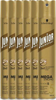 Schwarzkopf Junior Mega Strong Hairspray 5 - Voordeelverpakking 6x300ml