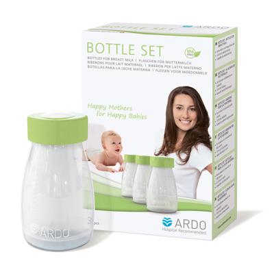 Ardo Medical Bottle Set Bewaarflessen 3st Ardo Medical Bottle Set Bewaarflessen 3st