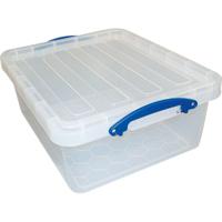 Really Useful Box opbergdoos 23,5 l, nestbaar, transparant - thumbnail