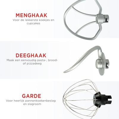 Classic Kitchen Chef 4,5L - Keukenmachine - Rood