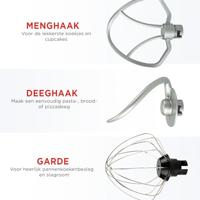 Classic Kitchen Chef 4,5L - Keukenmachine - Rood - thumbnail