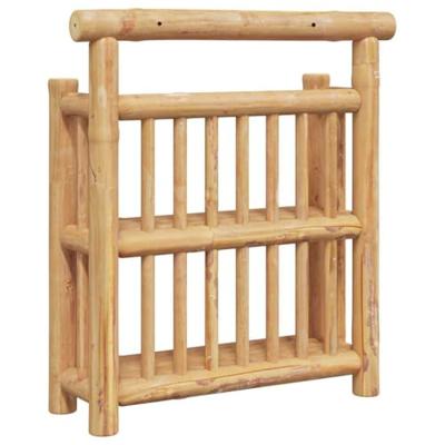 Wandplank met plank met opslag Bruin 40 x 13 x 44 cm Bamboe