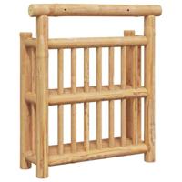 Wandplank met plank met opslag Bruin 40 x 13 x 44 cm Bamboe - thumbnail