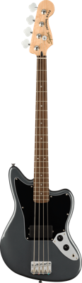 Squier Affinity Jaguar Bass, Charcoal Frost IL