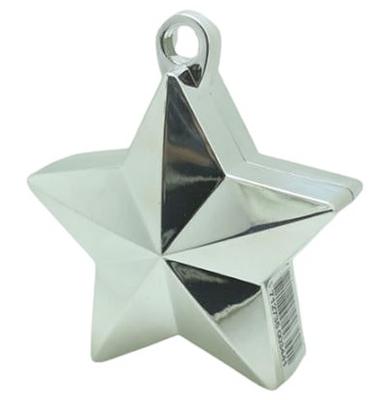 Ballon Gewicht Ster Zilver Metallic (140gr)