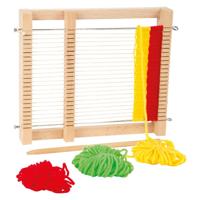 Small Foot - houten weefgetouw compact, 6dlg. - thumbnail