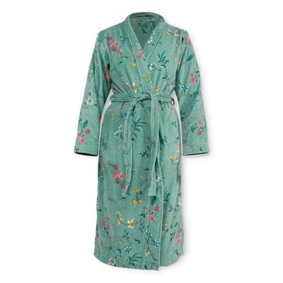 Pip Studio Pip Studio Les Fleurs Badjas - Groen XL