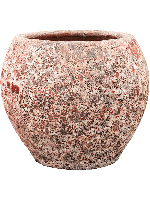 Lava Relic pink balloon bloempot 60x55 cm - thumbnail