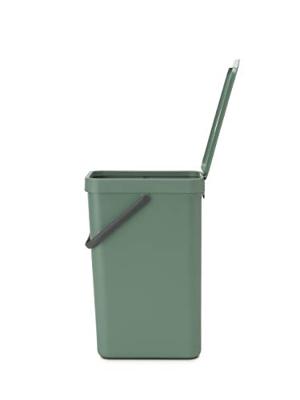 Brabantia Sort & Go afvalemmer 16 liter fir green - thumbnail