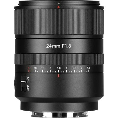 7Artisans AF24mm F1.8 Sony E Mount De-Clicked Zwart