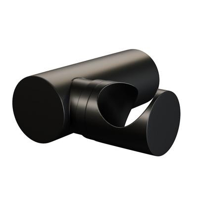 Brauer Black Edition Wandhouder - handdouchehouder - mat zwart 5-S-043