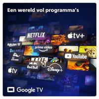 Philips Ambilight 48OLED809 4K OLED Smart TV - 48-inch scherm met P5 AI Perfect Picture Ultra HD, Google TV, Dolby Vision en Dolby Atmos Sound, werkt met Alexa en Google Assistant - Metalen randframe - thumbnail
