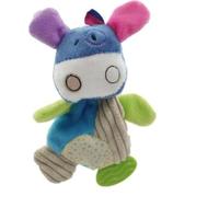 Aimé Hondenspeelgoed, pluche koe, 16 cm, multicolor en geluid met squeaker voor de ontwikkeling van de zintuigen, knuffeldier hond voor alle maten en leeftijden, puppyspeelgoed, speelgoed accessoires - thumbnail