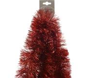 Lametta Slinger guirlande glans 100mmx2.7m kerstrood KSD - Ksd - thumbnail