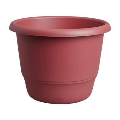 Vaso per fiori - ELHO - Amiga Round 47 - Rosso - Ø 47 x H 35 cm - Esterno - 100% riciclato