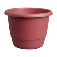 Vaso per fiori - ELHO - Amiga Round 47 - Rosso - Ø 47 x H 35 cm - Esterno - 100% riciclato - thumbnail