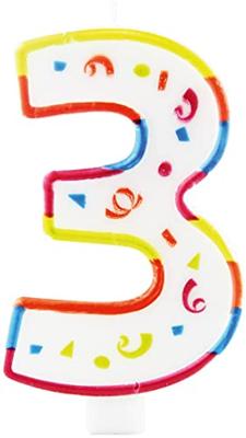 XL kaars 3 jaar met houder