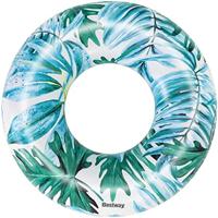 Opblaasbare drijver Bestway Palmboom Ø 119 cm Blauw - thumbnail