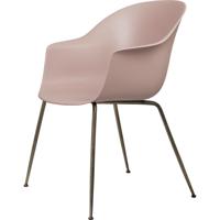 Gubi Bat eetkamerstoel antique brass Sweet Pink - thumbnail