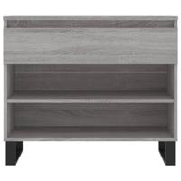 VidaXL Schoenenkast 70x36x60 cm bewerkt hout sonoma grijs - thumbnail