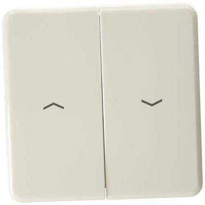 Jung CD595PWW Jaloezie-schakelaar, Jaloezie-schakelaar/-knop Afdekking 2-voudig Alpine-wit 1 stuk(s)