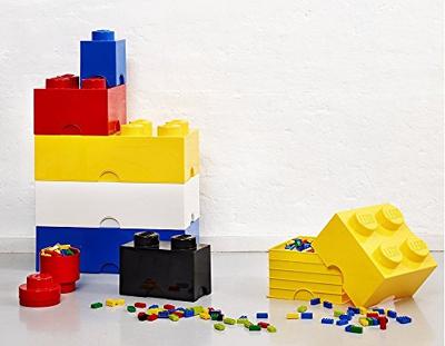 Room Copenhagen LEGO Storage Brick 2 Geel opbergdoos