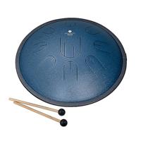 Sela SE 381 Melody Tongue Drum D Amara 14 inch Navy Blue incl. draagtas - thumbnail