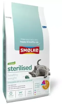 Smølke Adult Sterilized Weight Control kat 2kg Smølke Adult Sterilized Weight Control kat 2kg