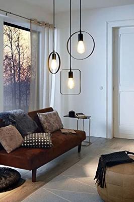 Eglo HanglampBedington Round zwart - 49784