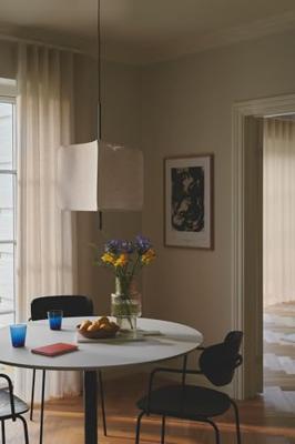 Hanglamp eettafel stof &apos;Tinto&apos; design 50cm