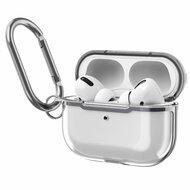 AirPods Pro / AirPods Pro 2 hoesje - TPU - Split series - Transparant / Zwart AirPods Pro / AirPods Pro 2 hoesje - TPU - Split series - Transparant / Zwart