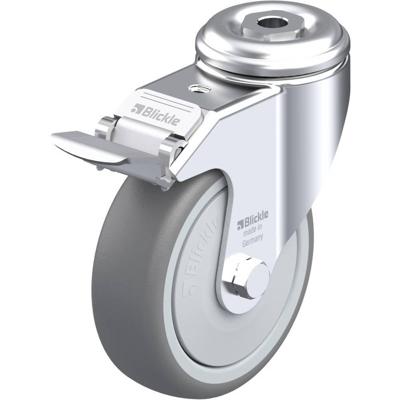 Blickle LKRA-TPA 101KF-11-FI Zwenkwiel met rem Wieldiameter: 100 mm Draagvermogen (max.): 110 kg 1 stuk(s)