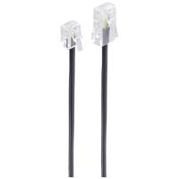 Shiverpeaks ISDN Aansluitkabel [1x RJ11-stekker 6p4c - 1x RJ45-stekker 8p4c] 15 m Zwart - thumbnail