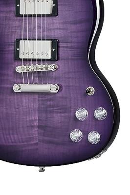 Epiphone SG Modern Figured Purple Burst elektrische gitaar met premium gigbag