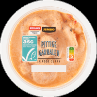 Jumbo Pittige Garnalen in Rode Curry 80 g - thumbnail