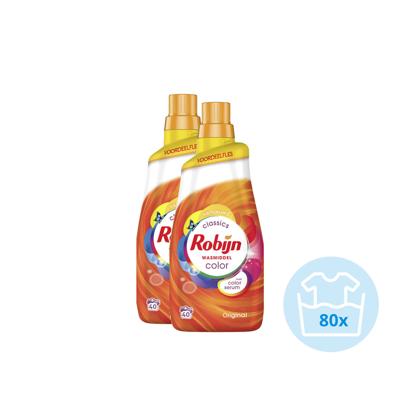 Robijn Klein & Krachtig Color Vloeibaar Wasmiddel - 80 wasbeurten