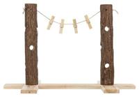 TRIXIE NATURAL LIVING VOERBOOM DUO 53X25X34 CM - thumbnail