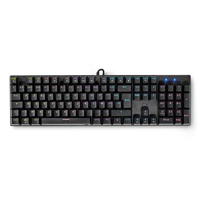 Bedraad Gaming Toetsenbord | USB Type-A | Mechanische Toetsen | LED | AZERTY | Frans | USB Gevoed | Lengte stroomkabel: 1.50 m | Gaming Bedraad Gaming Toetsenbord | USB Type-A | Mechanische Toetsen | LED | AZERTY | Frans | USB Gevoed | Lengte stroomkabel: 1.50 m | Gaming