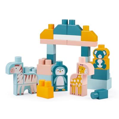 Abrick Ton dierenstenen van de wereld ECOIFFIER meerkleurig