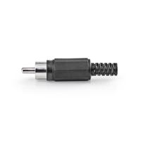 Nedis RCA connector zwart - thumbnail