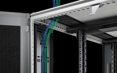 Rittal TX 5540.245 19inch-patchkast (b x h x d) 600 x 2450 x 1200 mm 52 HE Grijs (RAL 7035), Zwart (RAL 9005)