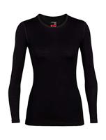 Icebreaker Merino 260 Tech LS Crewe Thermoshirt Dames Black M - thumbnail