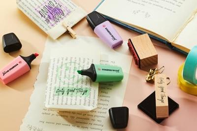 Markeerstift STABILO BOSS mini pastel assorti 6 stuks